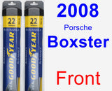 Front Wiper Blade Pack for 2008 Porsche Boxster - Assurance