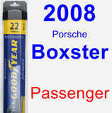 Passenger Wiper Blade for 2008 Porsche Boxster - Assurance