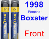 Front Wiper Blade Pack for 1998 Porsche Boxster - Assurance