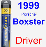 Driver Wiper Blade for 1999 Porsche Boxster - Assurance