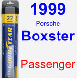 Passenger Wiper Blade for 1999 Porsche Boxster - Assurance