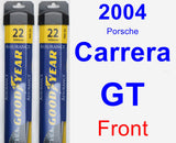 Front Wiper Blade Pack for 2004 Porsche Carrera GT - Assurance