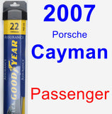 Passenger Wiper Blade for 2007 Porsche Cayman - Assurance