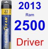 Driver Wiper Blade for 2013 Ram 2500 - Assurance