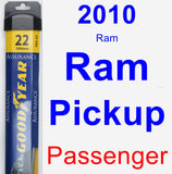 Passenger Wiper Blade for 2010 Ram Ram Pickup - Assurance