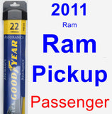 Passenger Wiper Blade for 2011 Ram Ram Pickup - Assurance