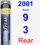 Rear Wiper Blade for 2001 Saab 9-3 - Assurance