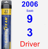 Driver Wiper Blade for 2006 Saab 9-3 - Assurance