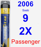 Passenger Wiper Blade for 2006 Saab 9-2X - Assurance