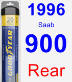 Rear Wiper Blade for 1996 Saab 900 - Assurance