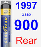 Rear Wiper Blade for 1997 Saab 900 - Assurance