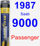 Passenger Wiper Blade for 1987 Saab 9000 - Assurance