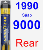 Rear Wiper Blade for 1990 Saab 9000 - Assurance