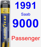 Passenger Wiper Blade for 1991 Saab 9000 - Assurance