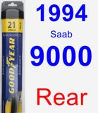 Rear Wiper Blade for 1994 Saab 9000 - Assurance