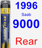 Rear Wiper Blade for 1996 Saab 9000 - Assurance