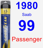 Passenger Wiper Blade for 1980 Saab 99 - Assurance