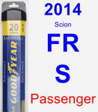 Passenger Wiper Blade for 2014 Scion FR-S - Assurance