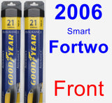 Front Wiper Blade Pack for 2006 Smart Fortwo - Assurance