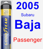 Passenger Wiper Blade for 2005 Subaru Baja - Assurance