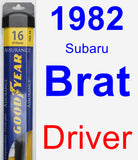 Driver Wiper Blade for 1982 Subaru Brat - Assurance