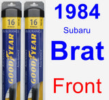 Front Wiper Blade Pack for 1984 Subaru Brat - Assurance