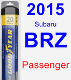 Passenger Wiper Blade for 2015 Subaru BRZ - Assurance