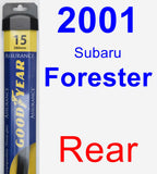 Rear Wiper Blade for 2001 Subaru Forester - Assurance