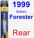 Rear Wiper Blade for 1999 Subaru Forester - Assurance