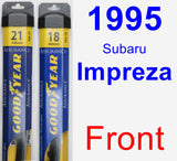 Front Wiper Blade Pack for 1995 Subaru Impreza - Assurance