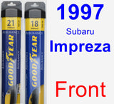 Front Wiper Blade Pack for 1997 Subaru Impreza - Assurance