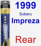 Rear Wiper Blade for 1999 Subaru Impreza - Assurance