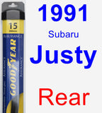 Rear Wiper Blade for 1991 Subaru Justy - Assurance