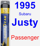 Passenger Wiper Blade for 1995 Subaru Justy - Assurance