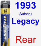 Rear Wiper Blade for 1993 Subaru Legacy - Assurance