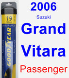 Passenger Wiper Blade for 2006 Suzuki Grand Vitara - Assurance