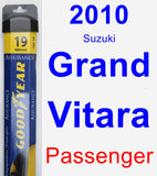 Passenger Wiper Blade for 2010 Suzuki Grand Vitara - Assurance