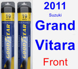 Front Wiper Blade Pack for 2011 Suzuki Grand Vitara - Assurance