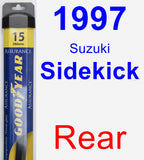 Rear Wiper Blade for 1997 Suzuki Sidekick - Assurance