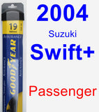 Passenger Wiper Blade for 2004 Suzuki Swift+ - Assurance