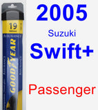 Passenger Wiper Blade for 2005 Suzuki Swift+ - Assurance