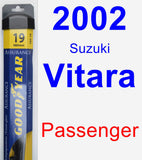 Passenger Wiper Blade for 2002 Suzuki Vitara - Assurance