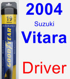 Driver Wiper Blade for 2004 Suzuki Vitara - Assurance