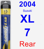 Rear Wiper Blade for 2004 Suzuki XL-7 - Assurance