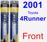 Front Wiper Blade Pack for 2001 Toyota 4Runner - Assurance