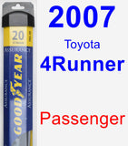 Passenger Wiper Blade for 2007 Toyota 4Runner - Assurance