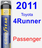 Passenger Wiper Blade for 2011 Toyota 4Runner - Assurance