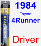 Driver Wiper Blade for 1984 Toyota 4Runner - Assurance