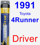 Driver Wiper Blade for 1991 Toyota 4Runner - Assurance