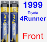 Front Wiper Blade Pack for 1999 Toyota 4Runner - Assurance